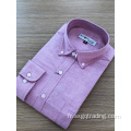 Chemise homme à manches longues boutonnée de couleur vive